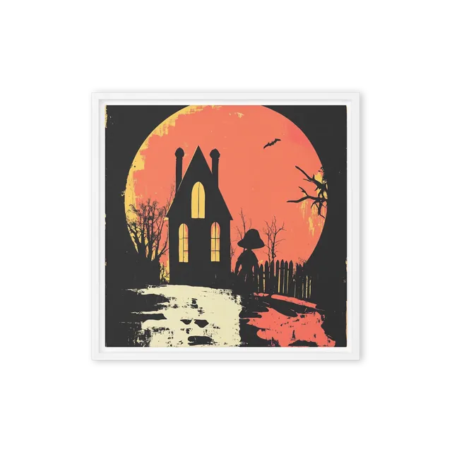 Halloween Night Silhouette | Art Print