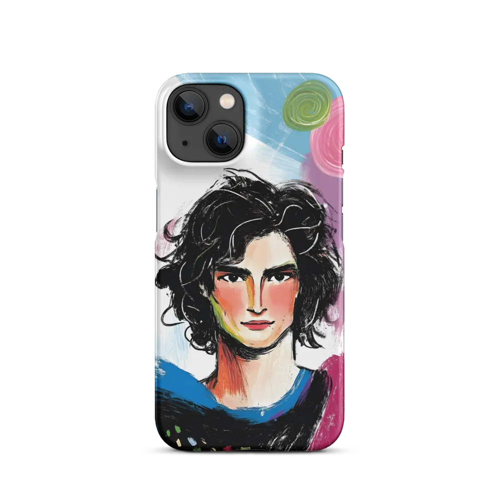 Colorful Male Portrait Illustration | Phone Case