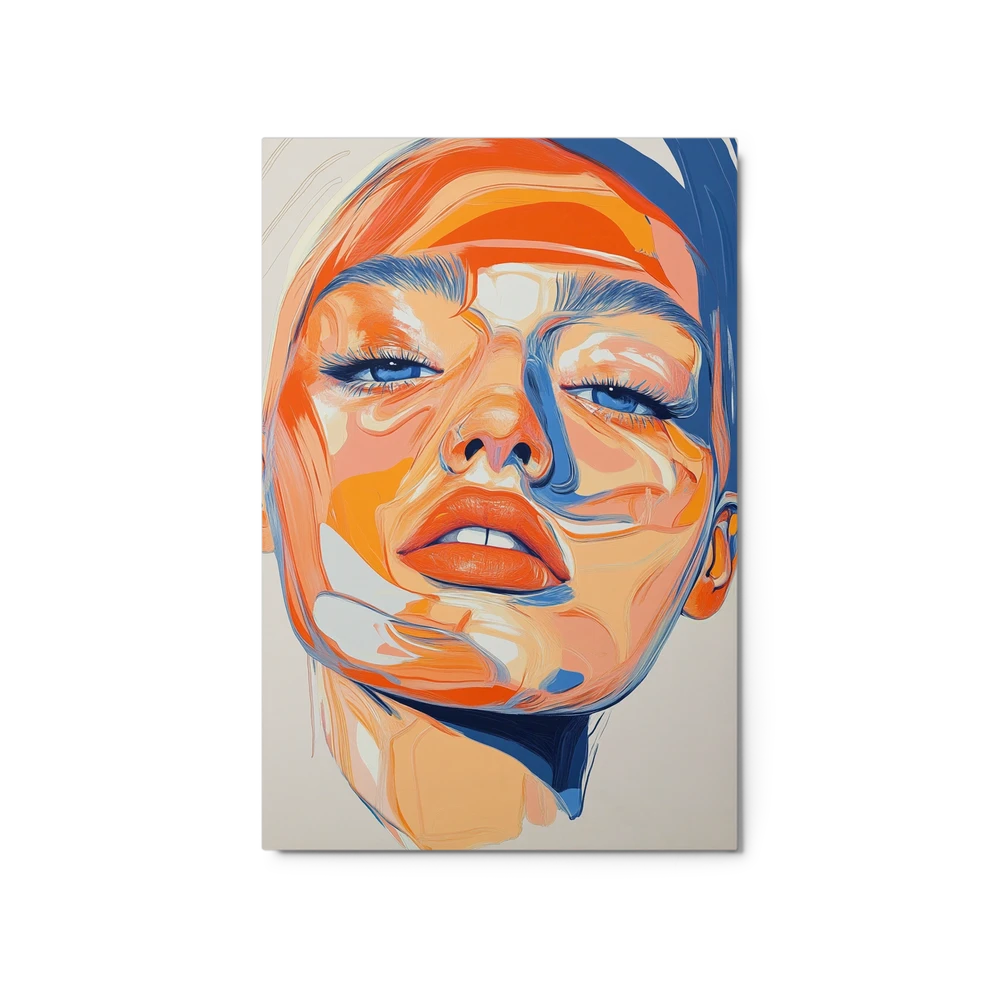 Expressive Painted Portrait | Art Print