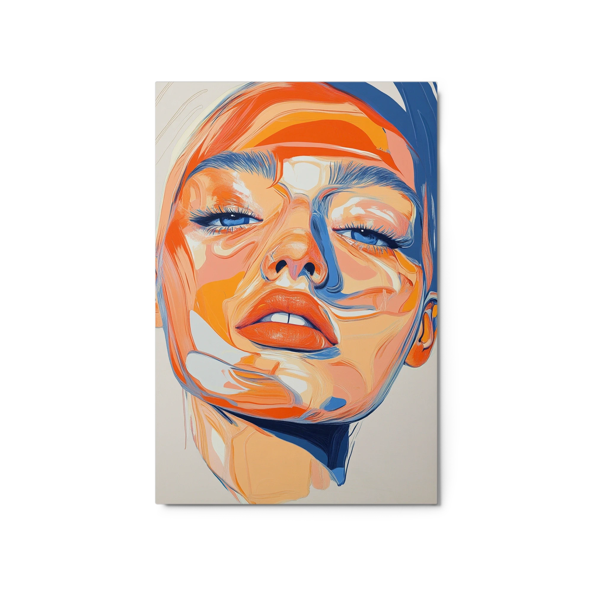 Expressive Painted Portrait