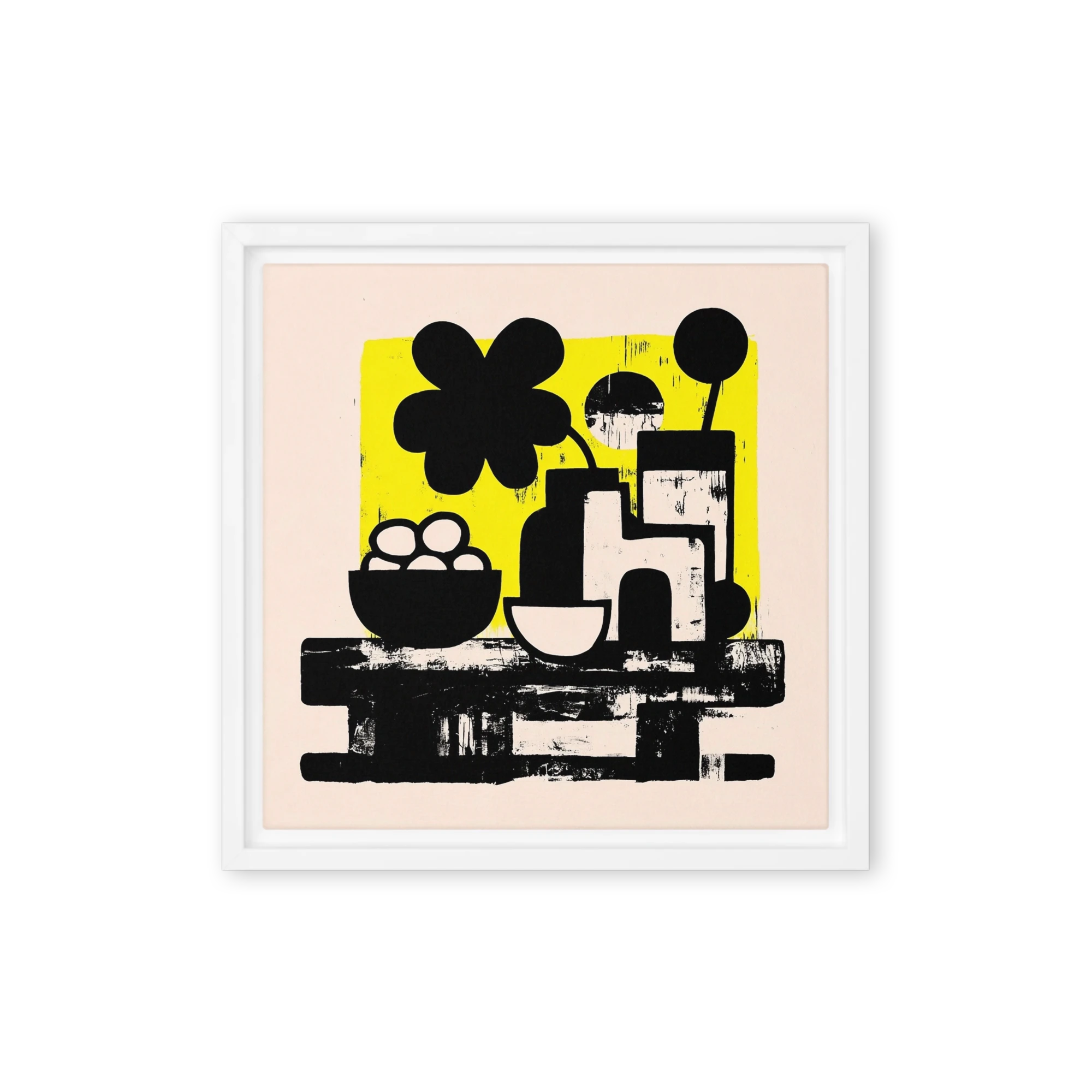 Yellow Canvas Still Life