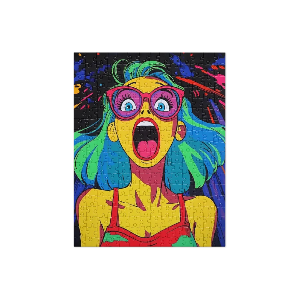 Electric Scream 
 Jigsaw Puzzle in Tin Box