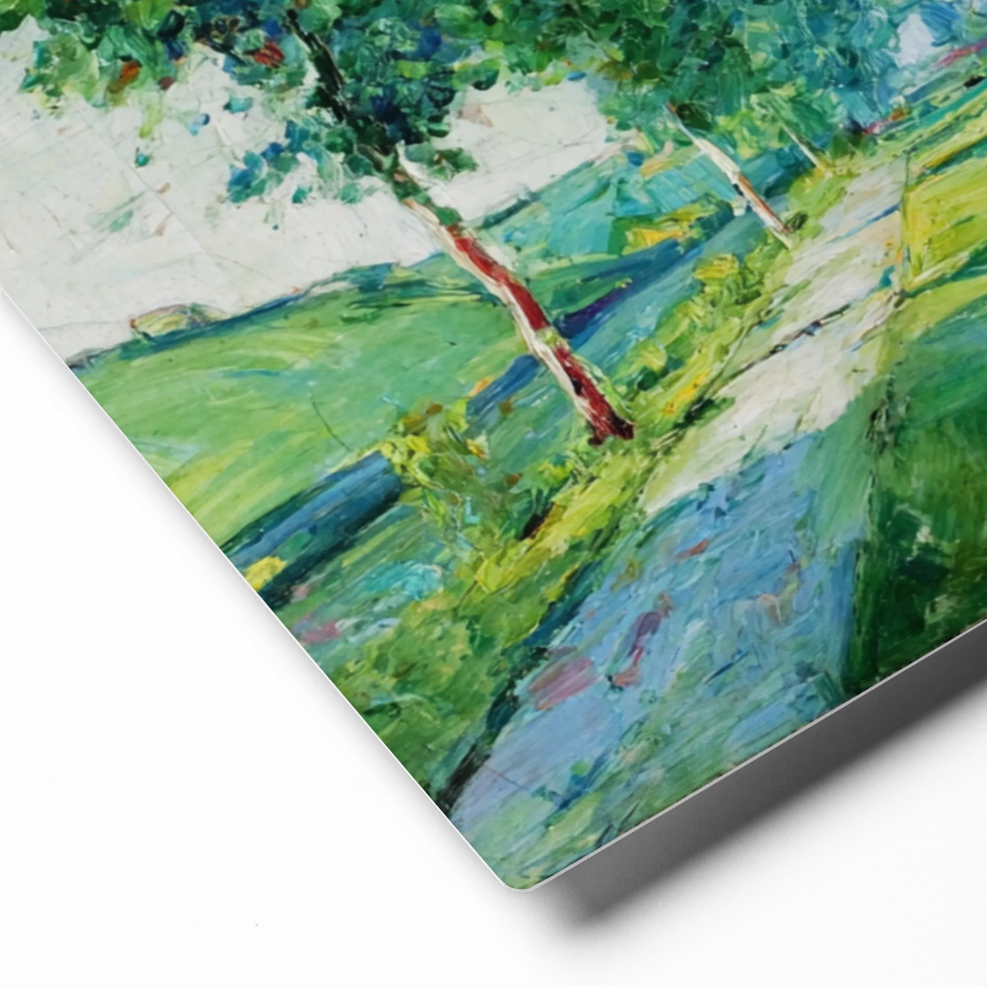 The Sunlit Avenue 
 Canvas with Black Frame