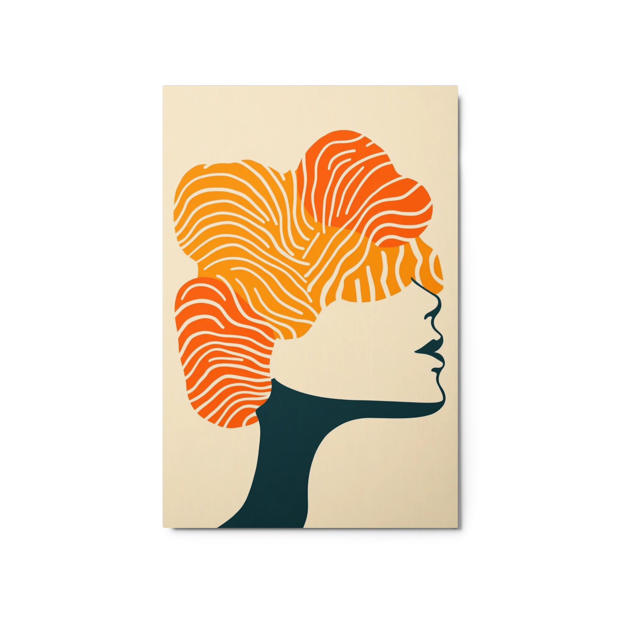 Silhouette of a Woman's Profile