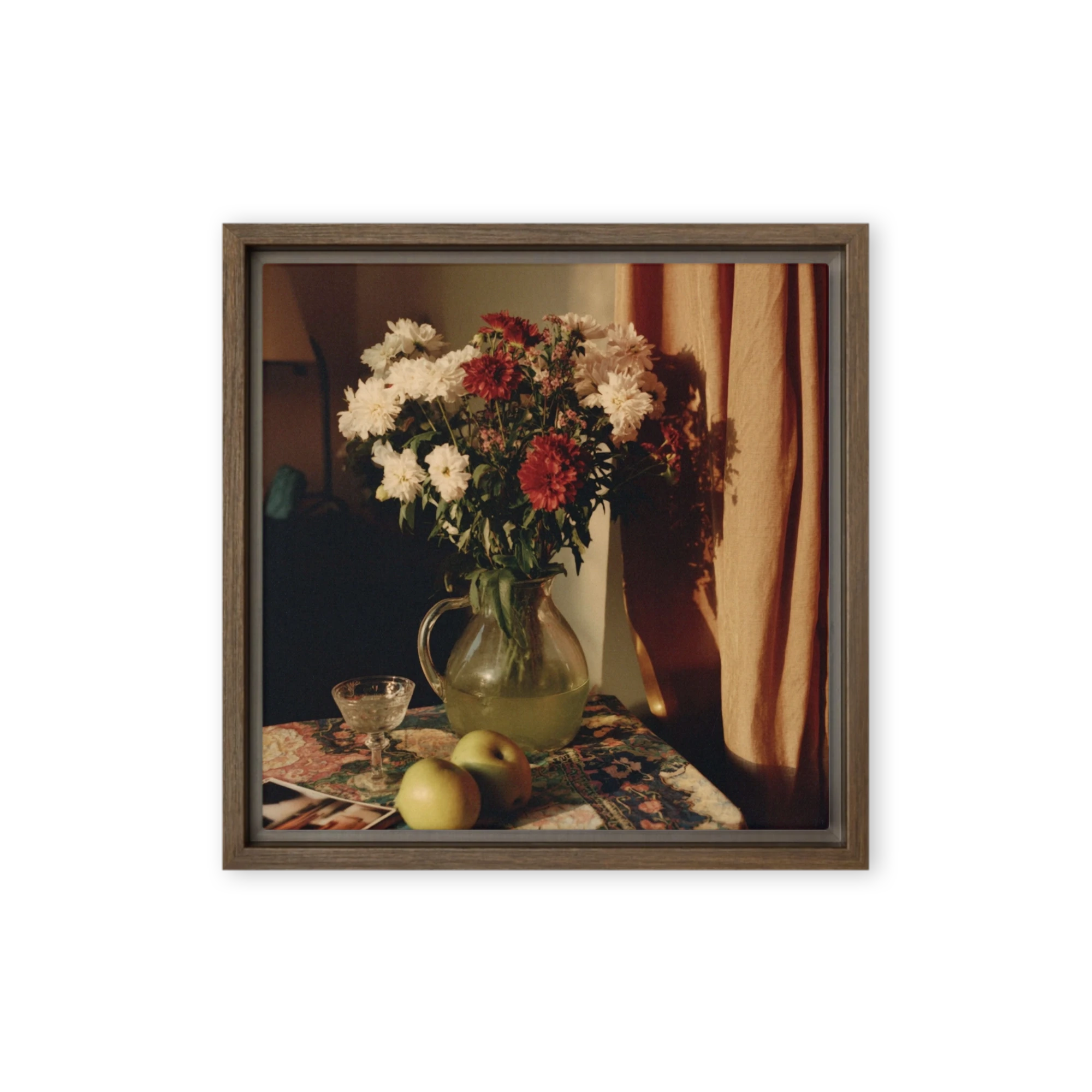 Still Life with Dahlias and Apples | Art Print