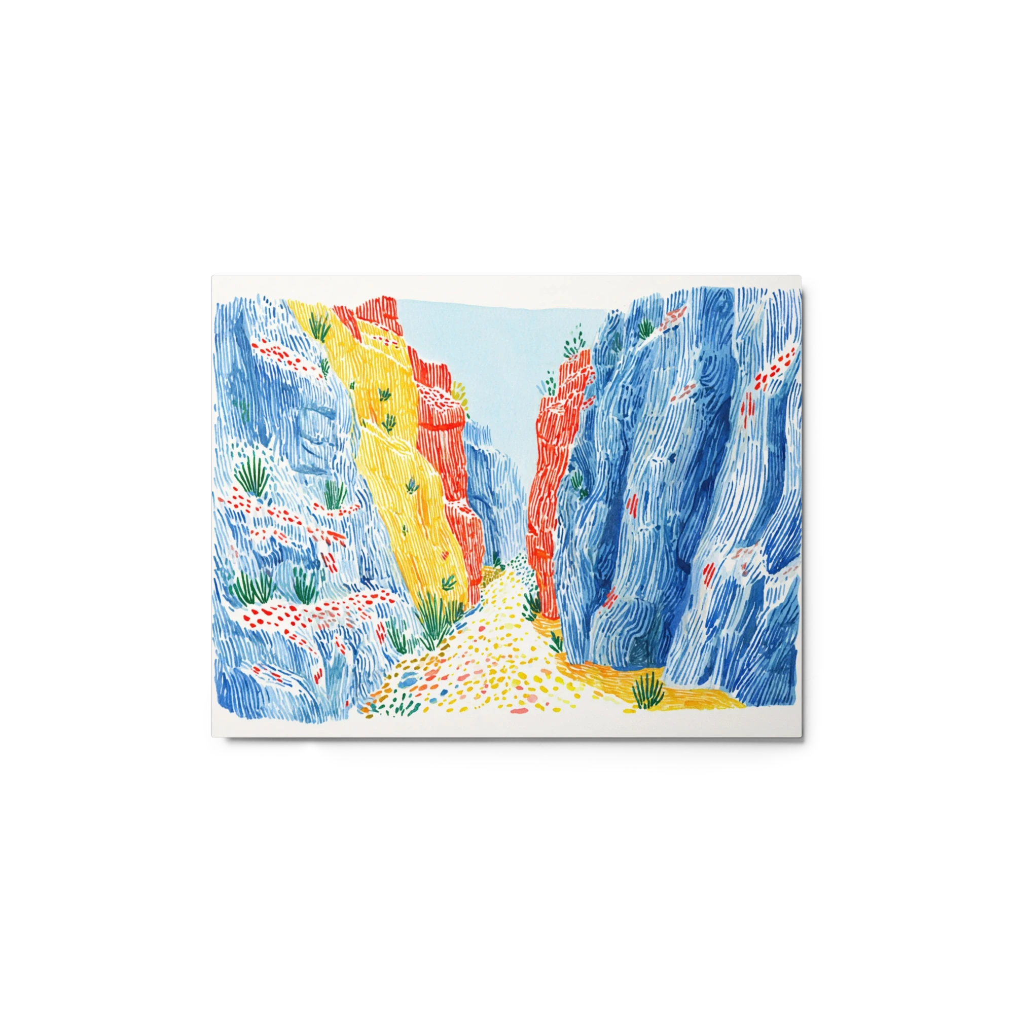 Sunlit Canyon Pass | Art Print