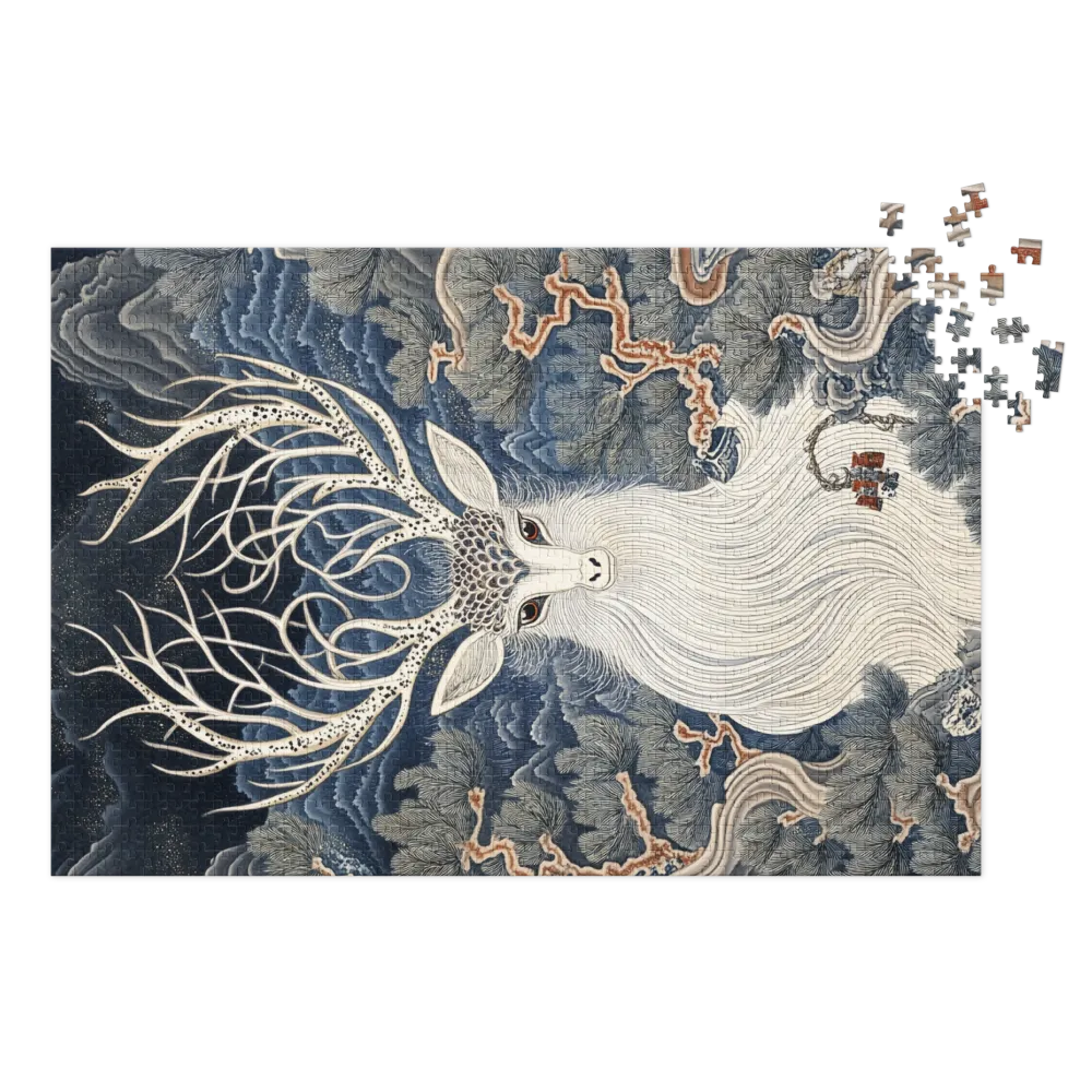 Mythical Deer in Forest