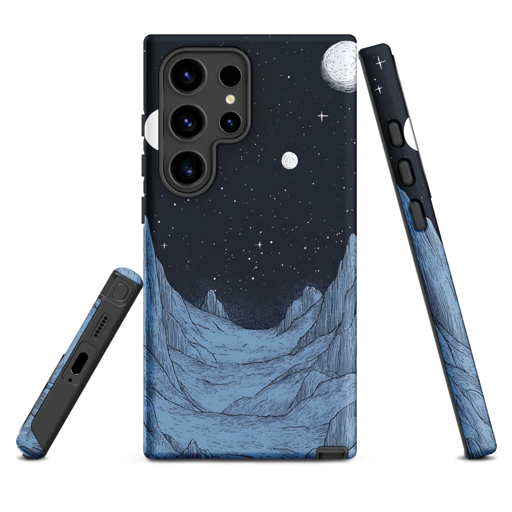 Cosmic Landscape Illustration | Phone Case