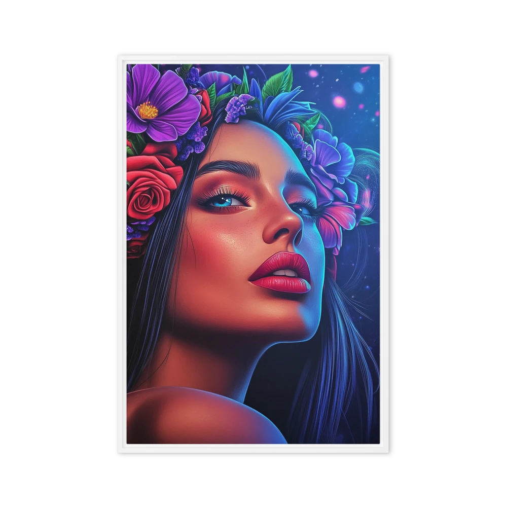 Ethereal Floral Portrait | Art Print