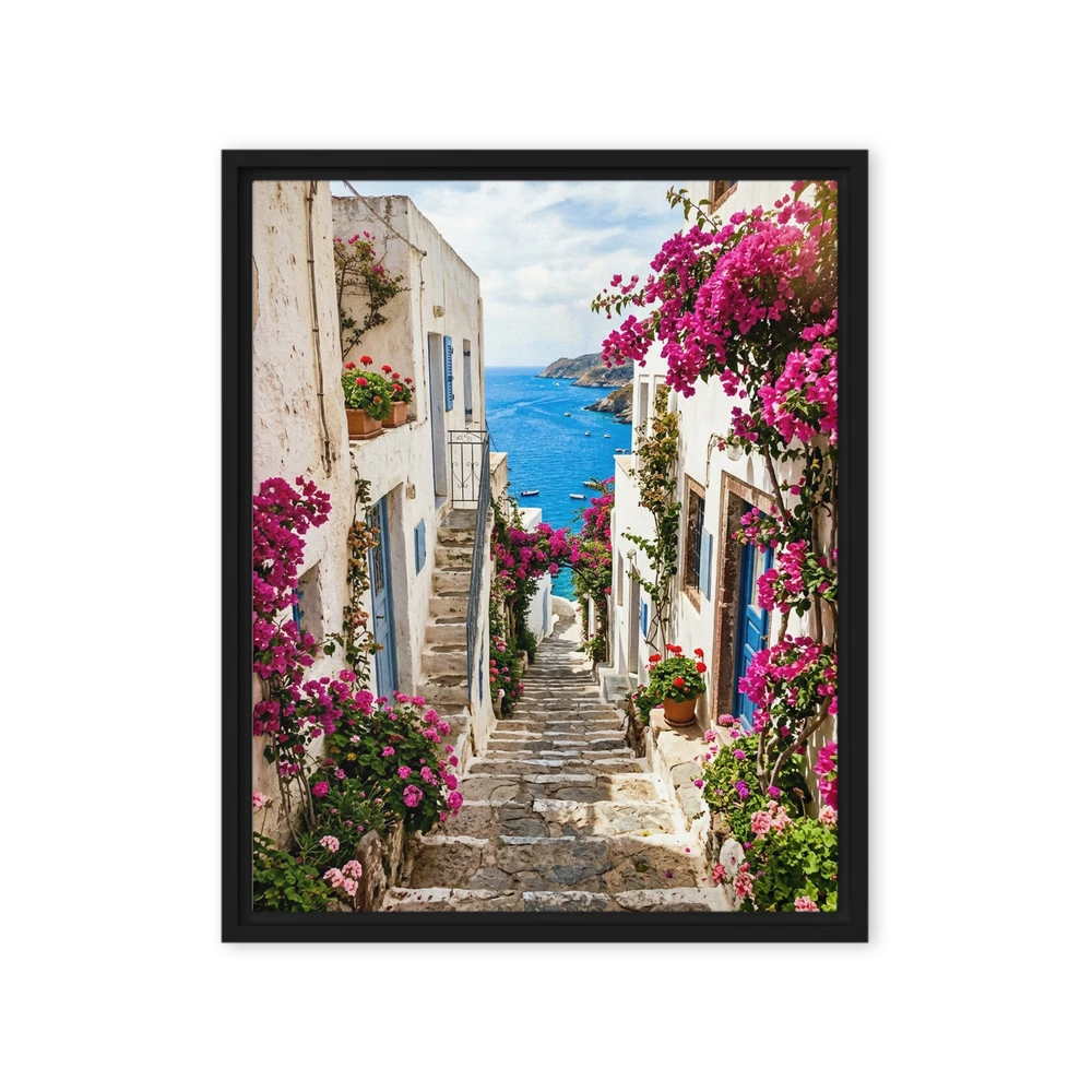 Bougainvillea Coastal Charm | Art Print