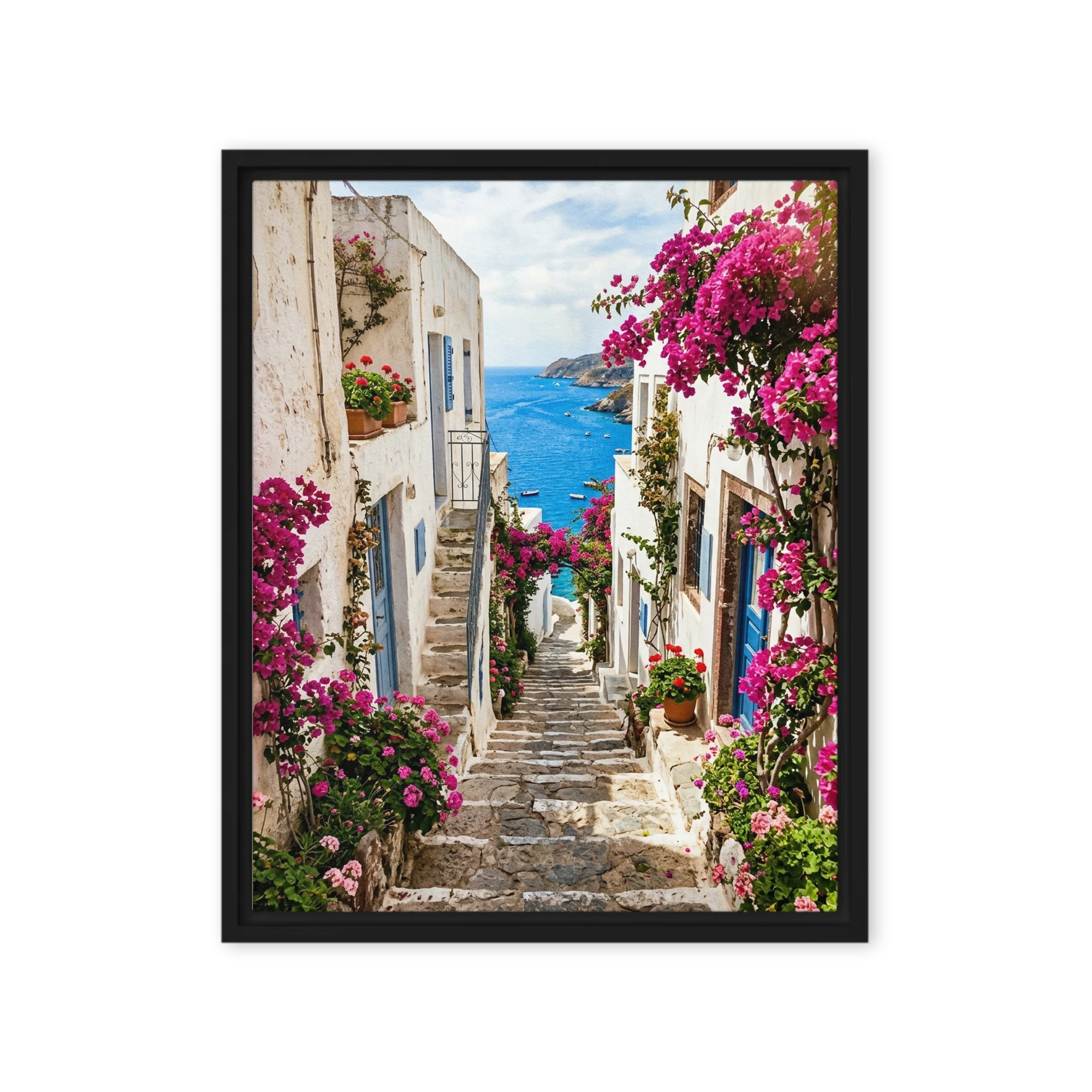 Bougainvillea Coastal Charm | Art Print