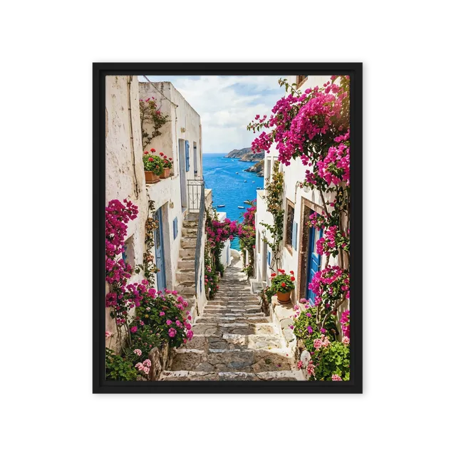 Bougainvillea Coastal Charm | Art Print