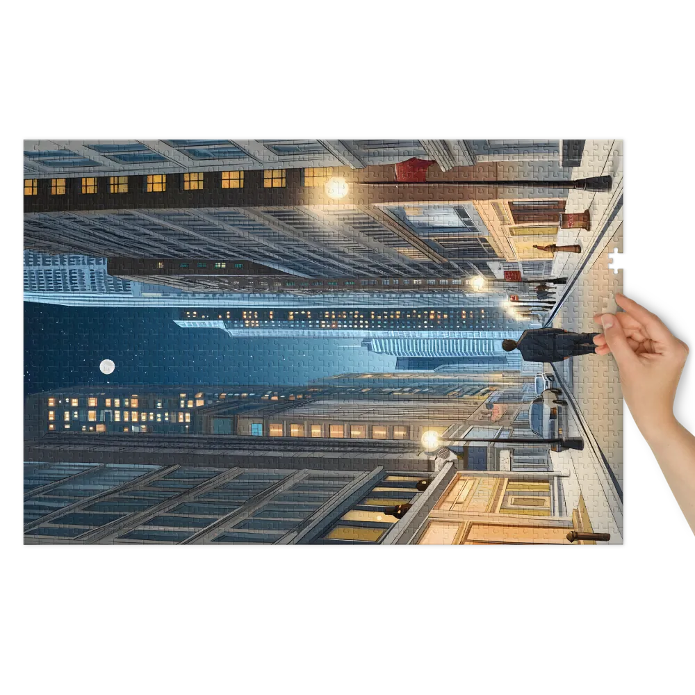 Midnight Solitude 
 Jigsaw Puzzle in Tin Box