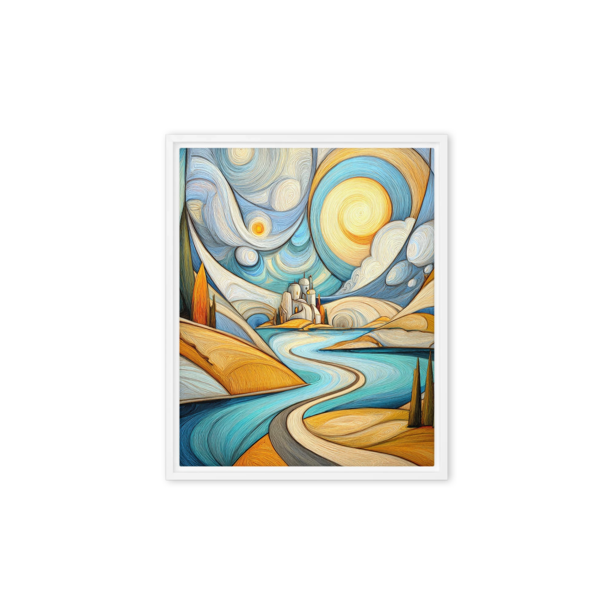 Post-Impressionist Winding Path