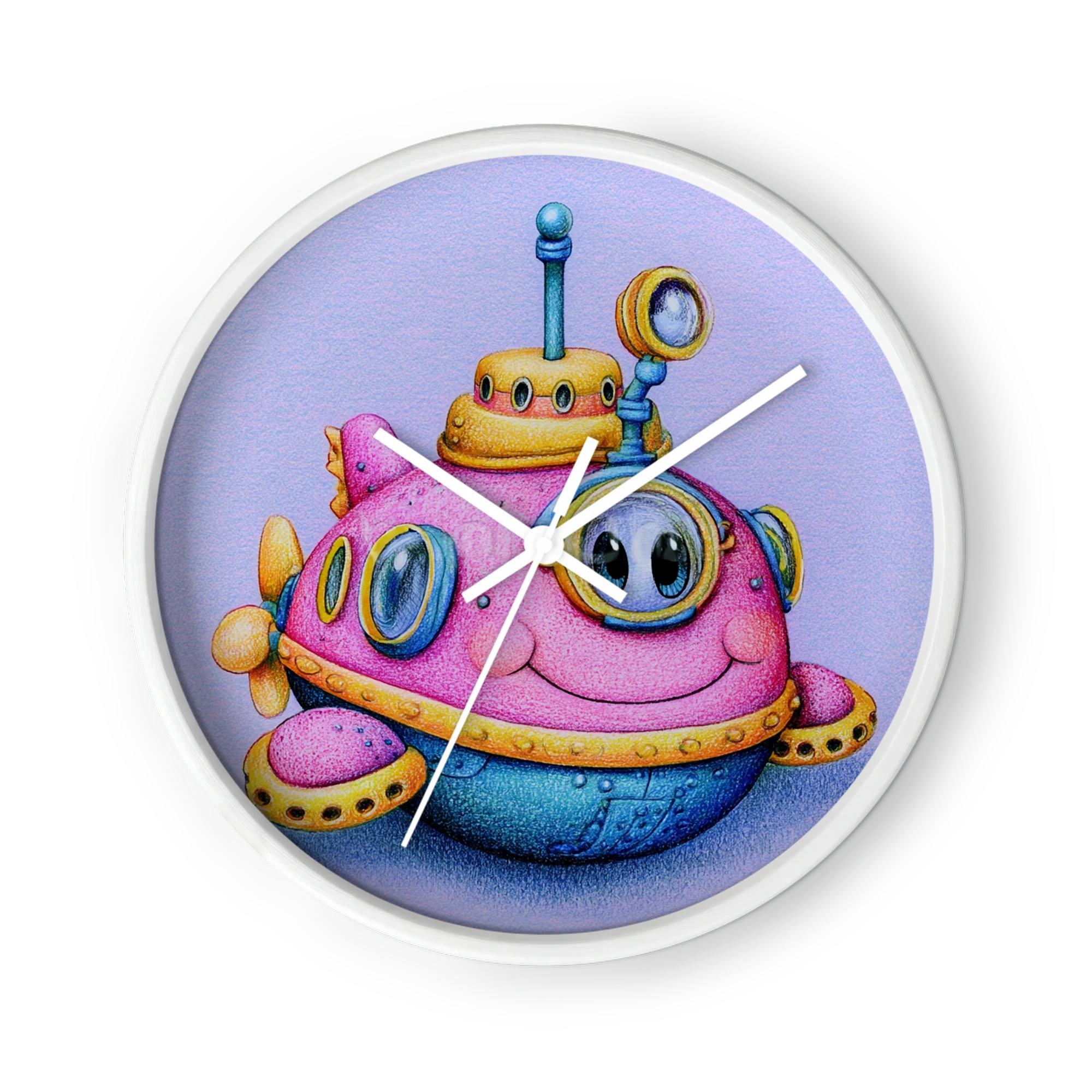 Pink Submarine Character