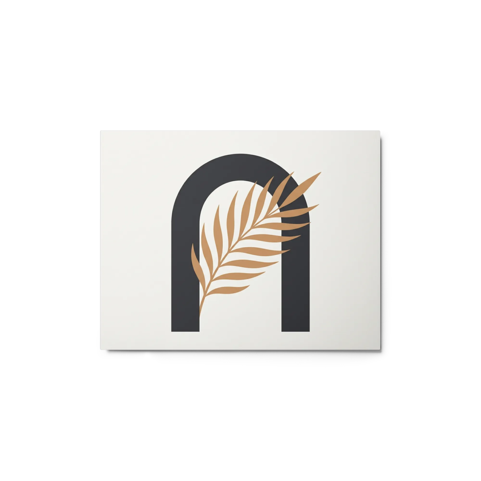 Minimalist Palm Arch