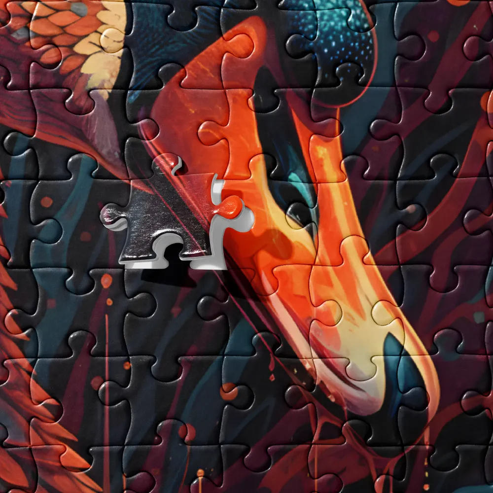 Luminous Winged Serenade 
 Jigsaw Puzzle in Tin Box