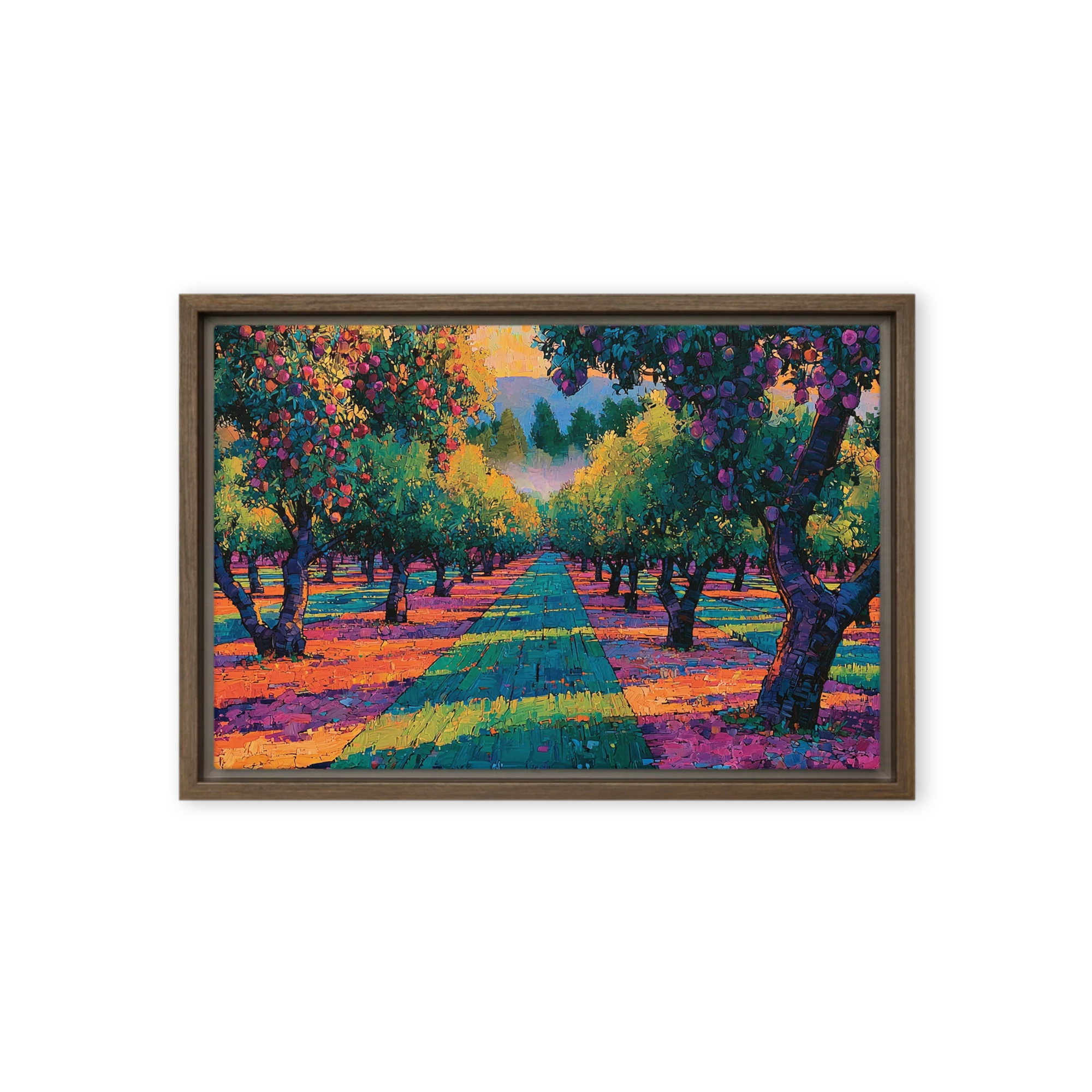 Landscapes Carved from Color — Land, Laid Thick
