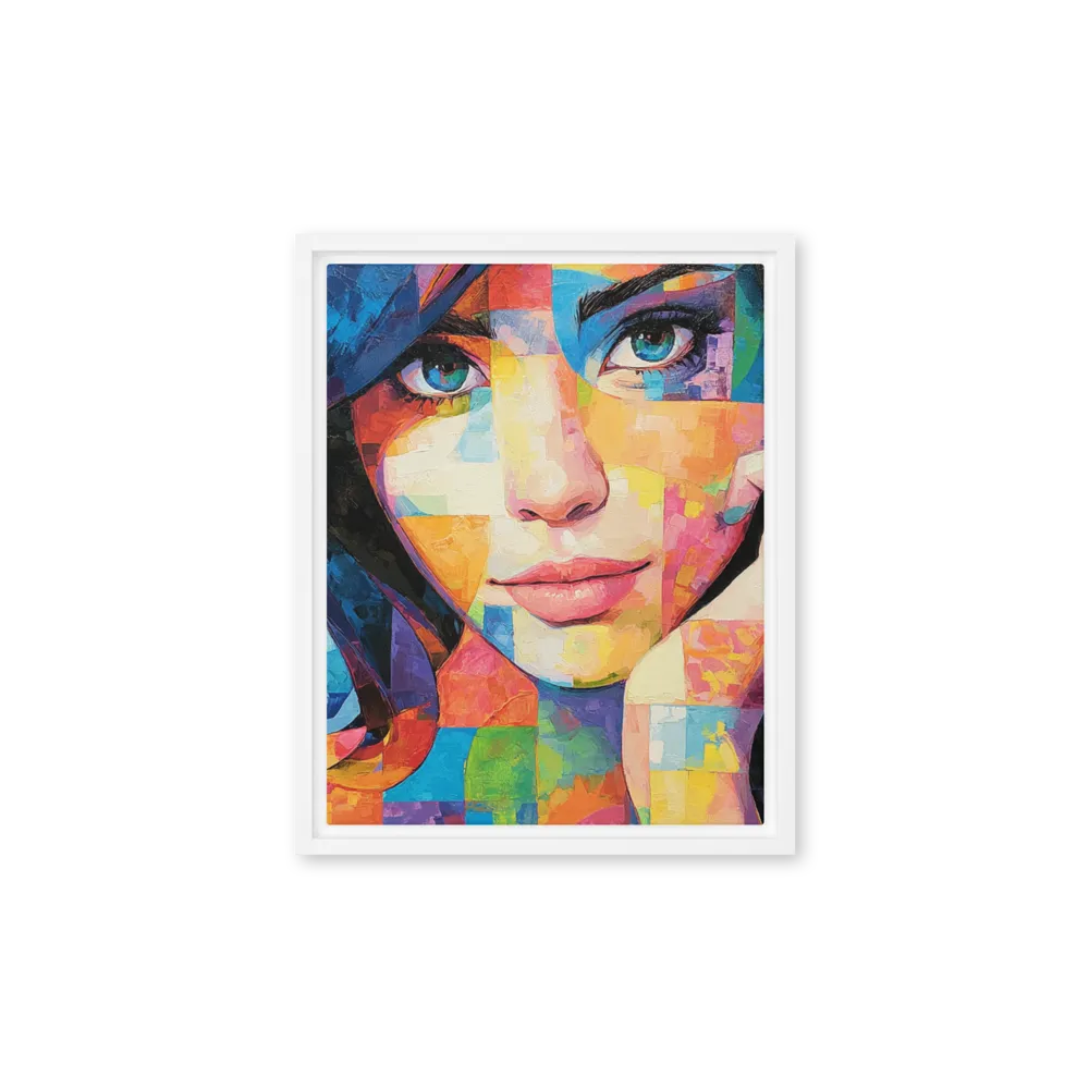 Kaleidoscope Face 
 Canvas | 10″x 10″