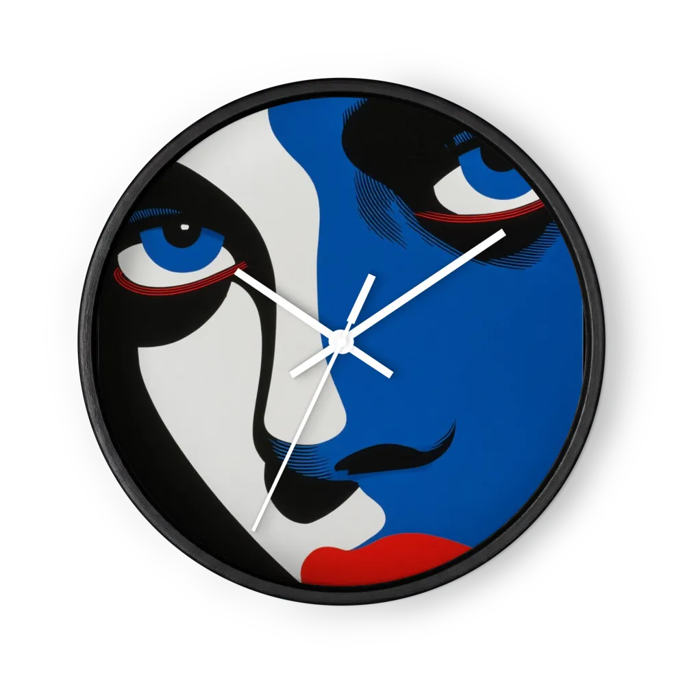Psychedelic & Pop Wall Clocks — Cobalt, Scarlet, Neon