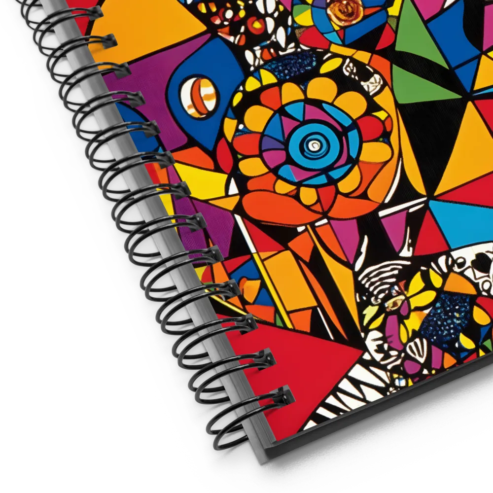 Kaleidoscope Illusion 
 Spiral Notebook | 140 pages