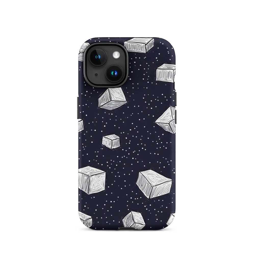 Geometric Shapes in Space | Phone Case