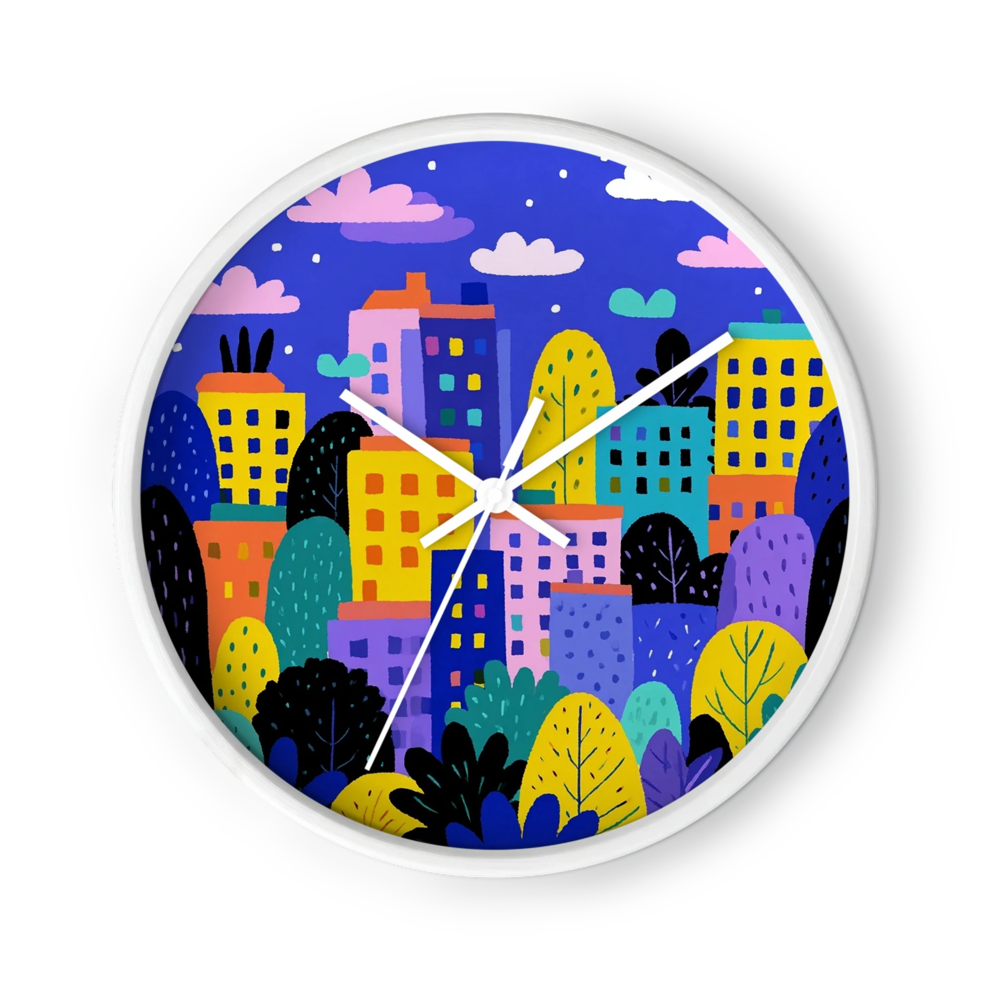 Whimsical Night Cityscape
