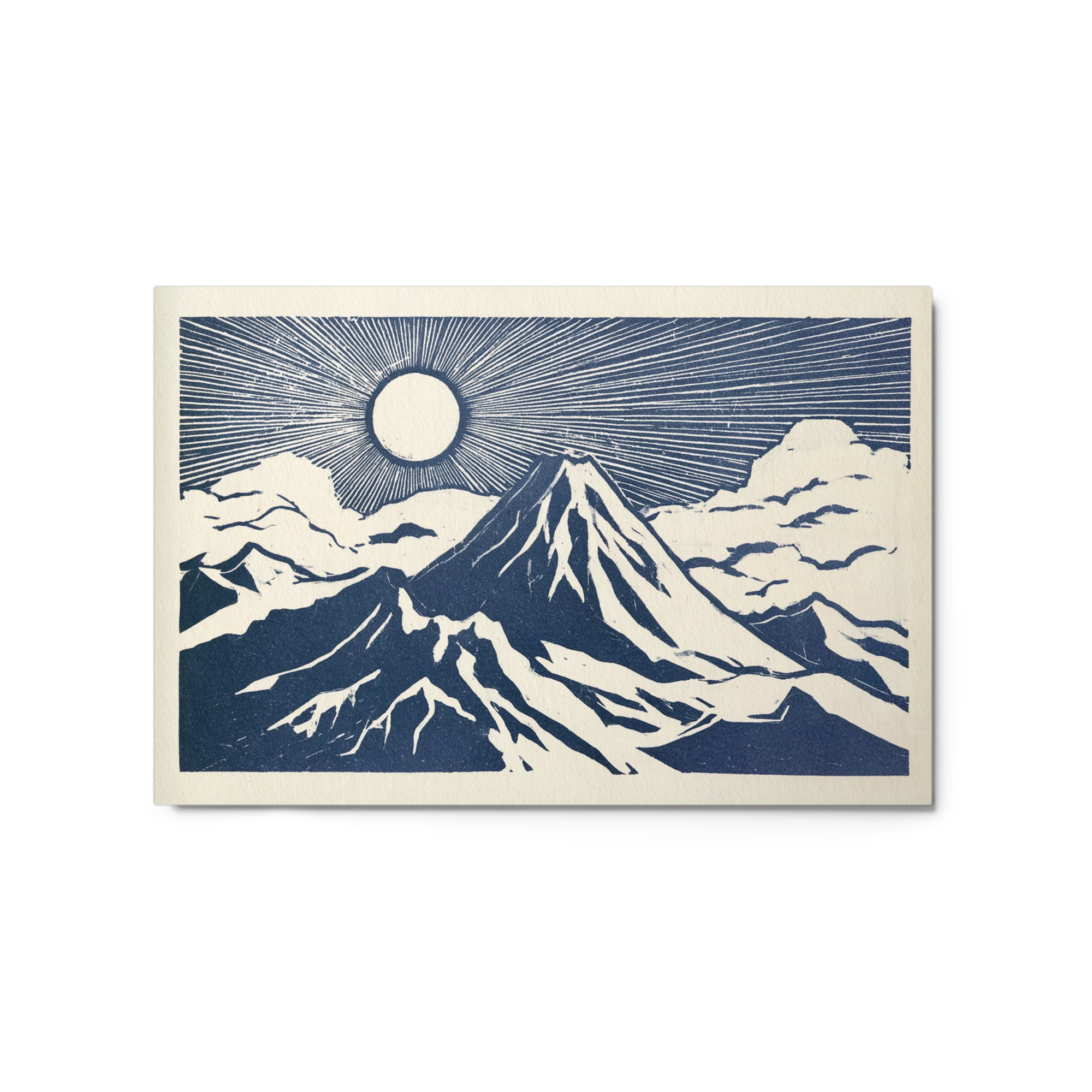Mount Fuji and Rising Sun