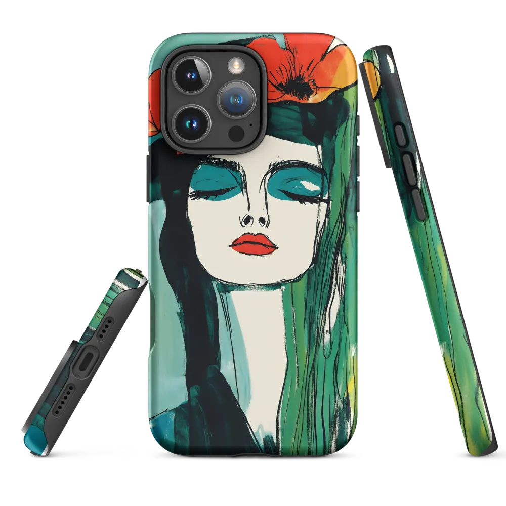 Modern Abstract Woman Portrait