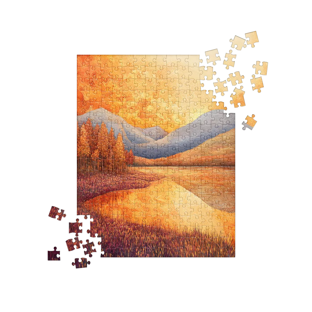 Golden Hour Peaks 
 Jigsaw Puzzle