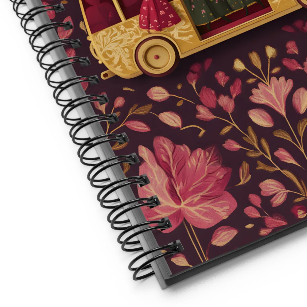 Art Nouveau Bus Ride 
 Spiral Notebook | 140 pages