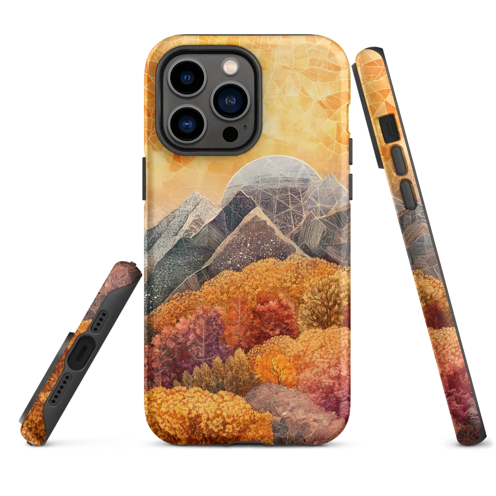 Golden Autumn Mountains | Phone Case