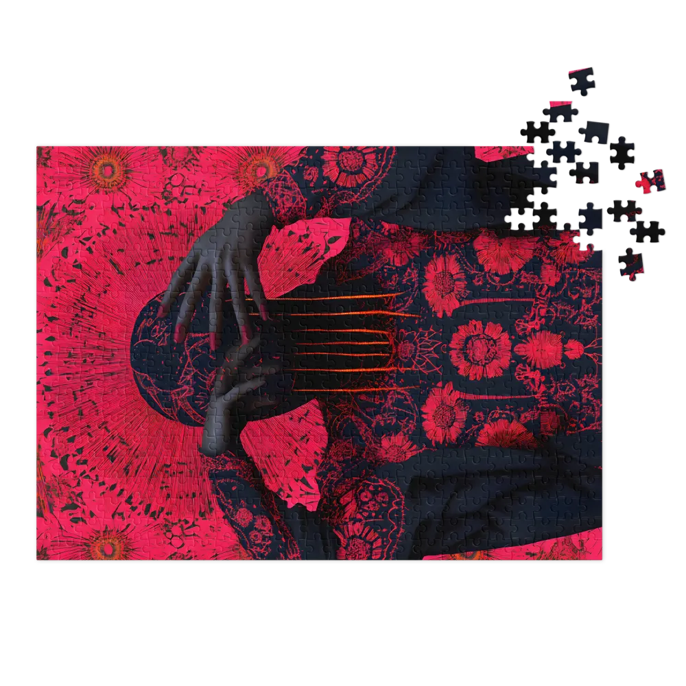 Surreal Floral Figure Art