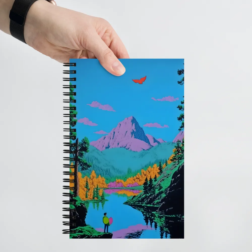 Reflections of an Electric Vista 
 Spiral Notebook | 140 pages