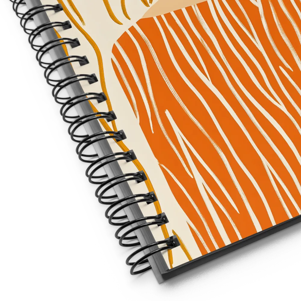 Abstract Woman Portrait 
 Spiral Notebook | 140 pages