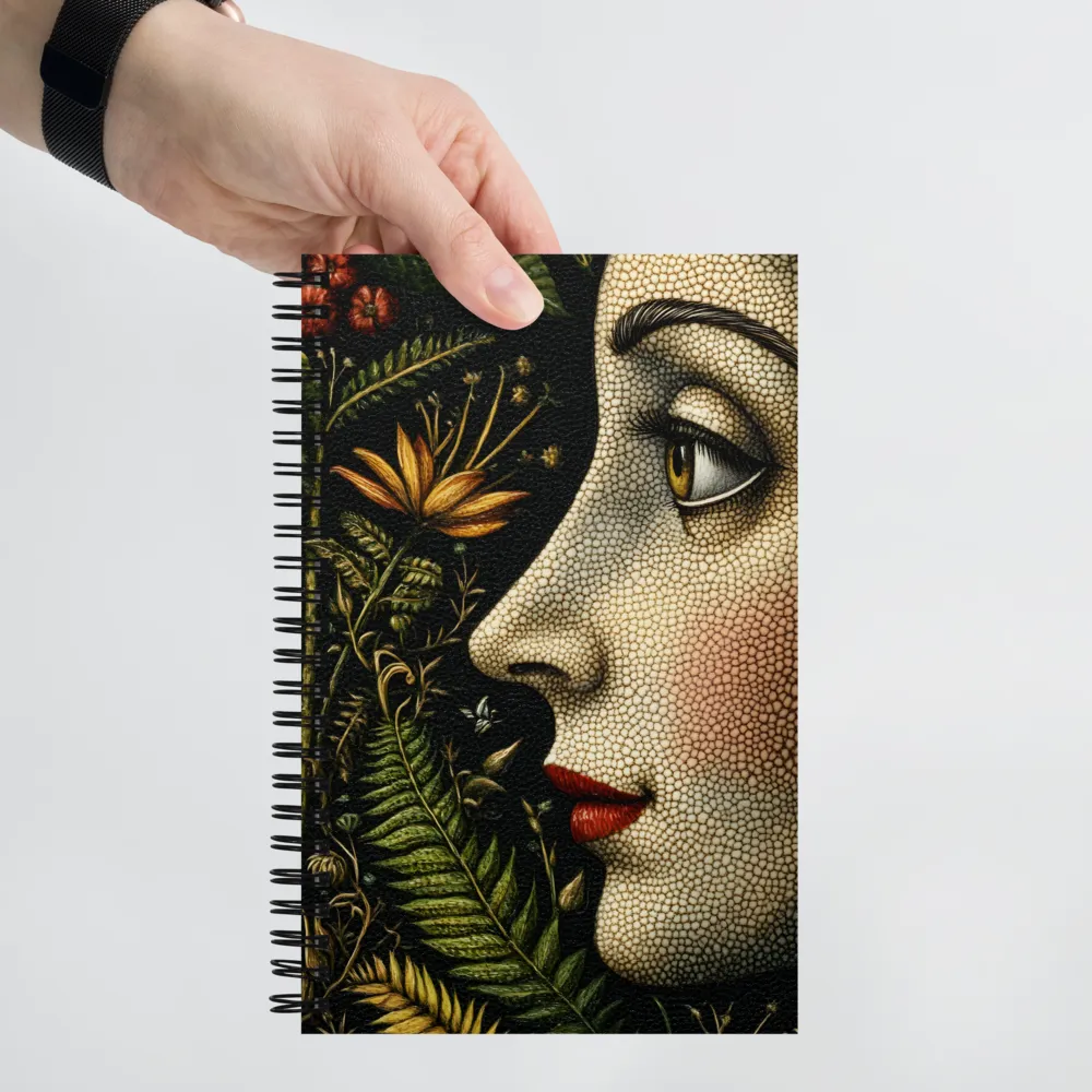 The Stippled Flora 
 Spiral Notebook | 140 pages