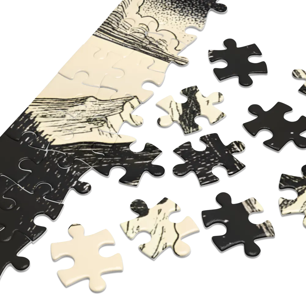 Lunar Mountain Landscape | Jigsaw Puzzles