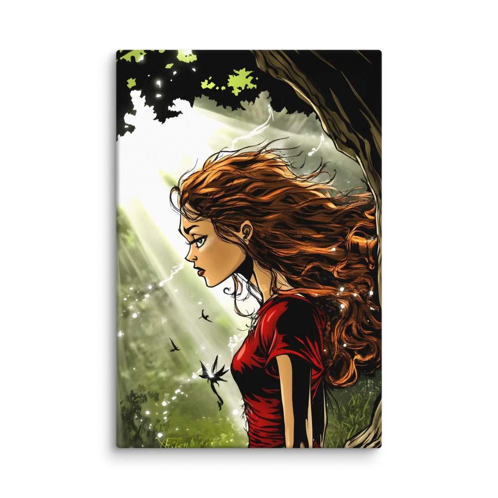 Enchanted Forest Maiden 
 Canvas | 32″x 48″