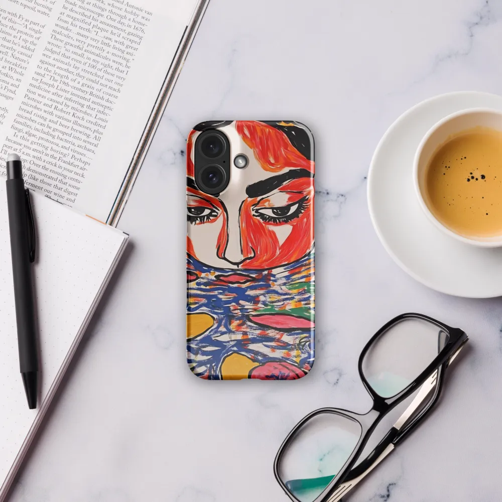 Expressive Face in Water 
 iPhone 13 Pro | Snap Case