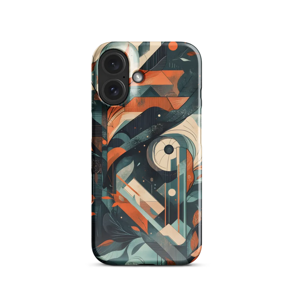 Geometric Abstraction with Organic Forms 
 iPhone 17 Pro Max | Snap Case