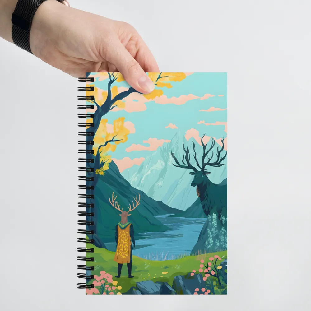 The Antlered Watch 
 Spiral Notebook | 140 pages