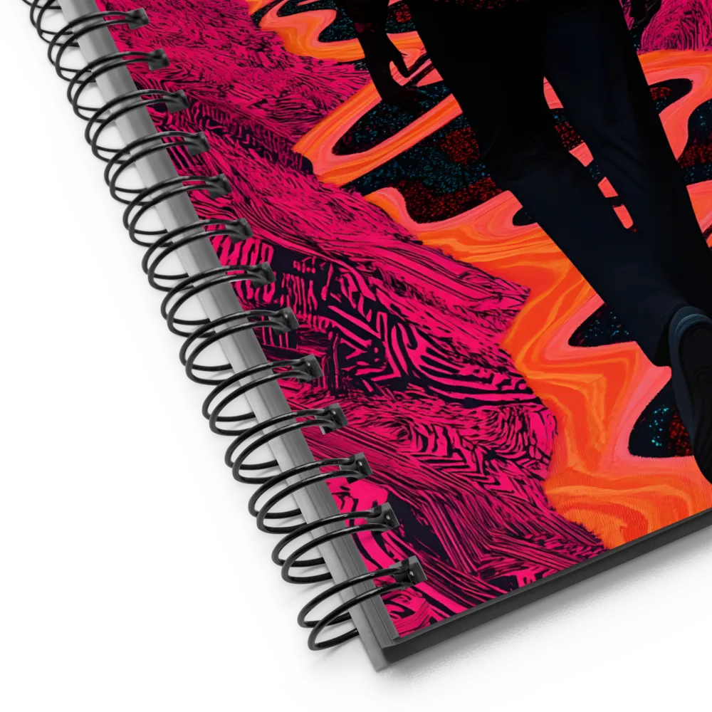 Journey Through Magenta 
 Spiral Notebook | 140 pages
