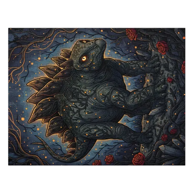 Moonlit Stegosaur | Jigsaw Puzzles