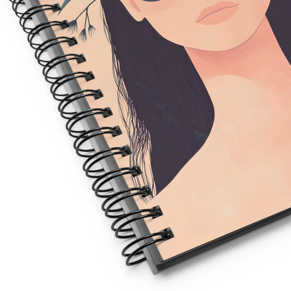 Enigmatic Bird Mask 
 Spiral Notebook | 140 pages