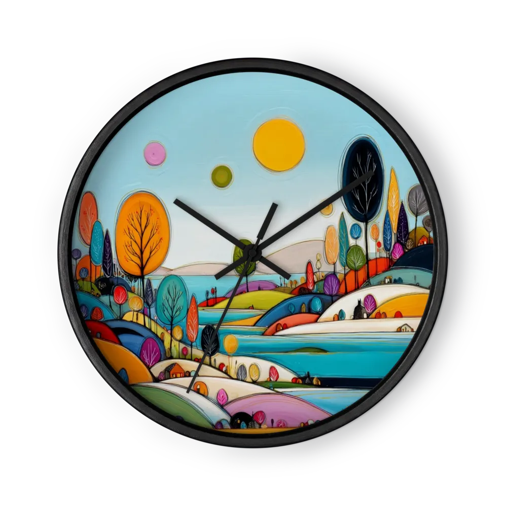 Symphony of Rolling Hills | Wall Clock