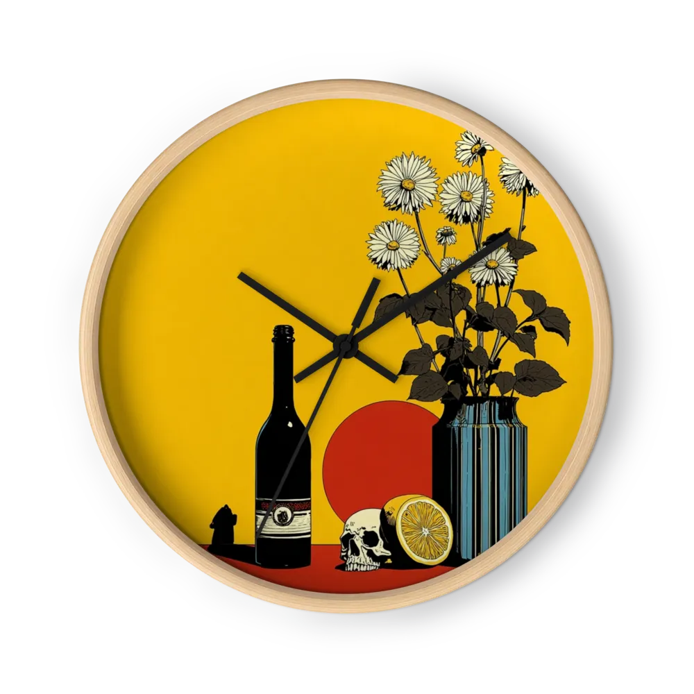 Vanitas with Daisies and Lemon