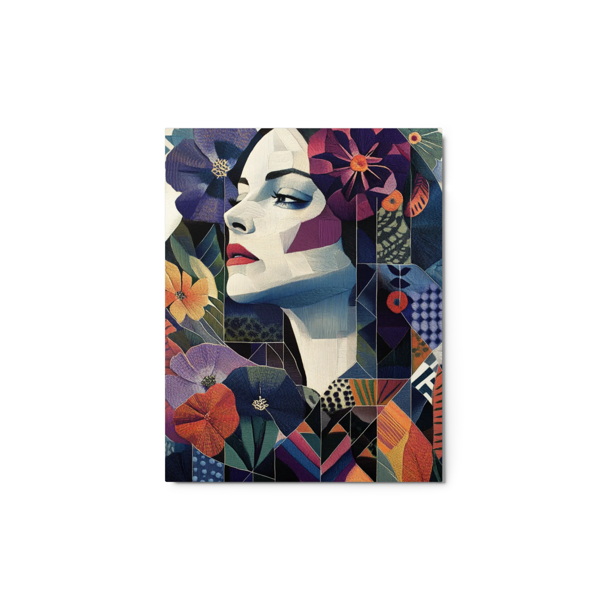 Stitched Flora Portrait