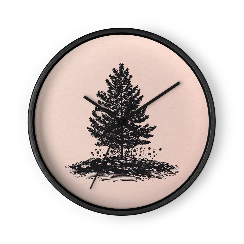 Solitary Pine | Wall Clock