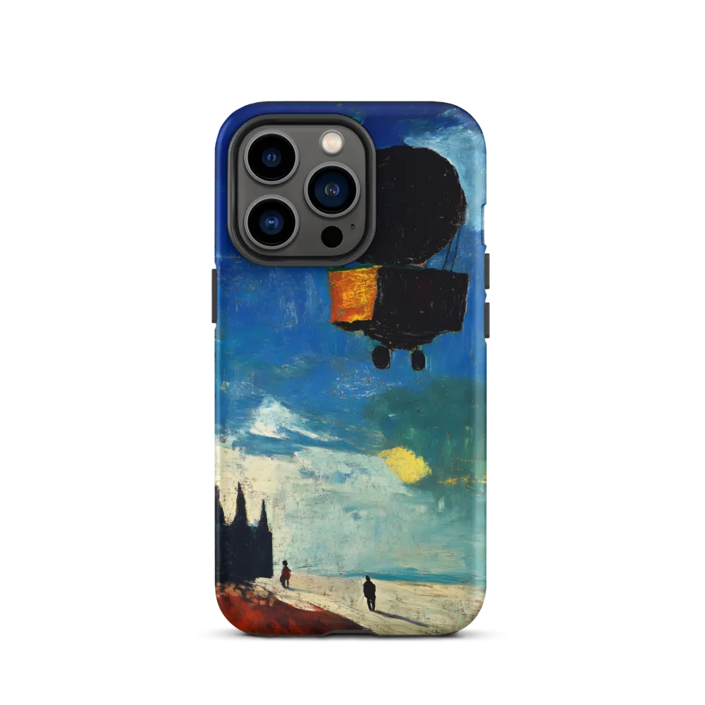 Airship Above the Shore | Phone Case