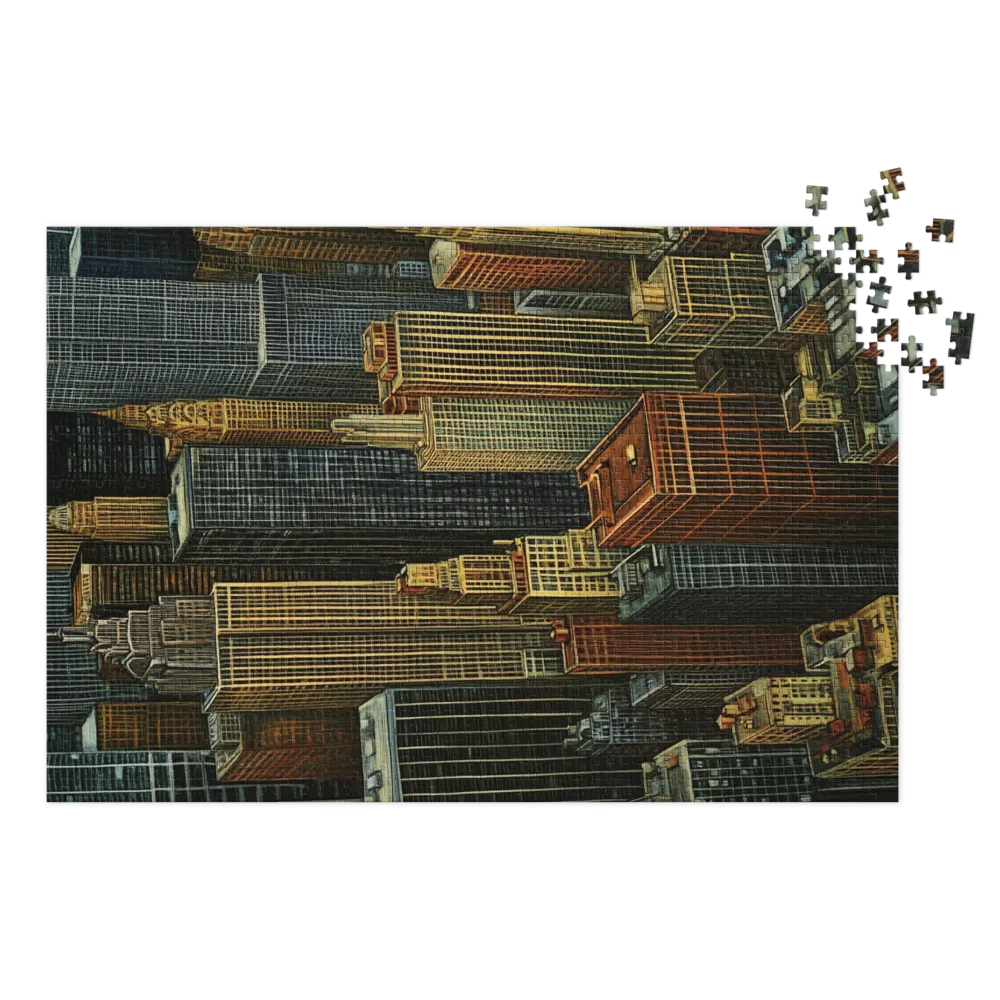 Metrópole Hora Dourada 
 Puzzle em caixa de metal